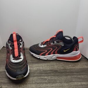 Nike Men's Air Max 270 React Eng Black/Topaz Gold (CW7302 001) Sz. 10